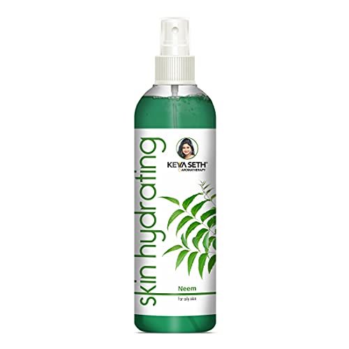 Keya Seth Aromatherapy Skin Hydrating Neem Toner – Anti Acne & Pimple, For Oily Skin. Control Excess Oil & Revitalizing Natural Glow Enriched with Pure Neem & Sweet Geranium Essential Oil.