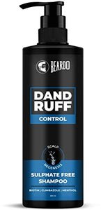 Beardo Dandruff Control Sulphate Free Shampoo 200 ml | Biotin | Climbazole | Menthol | Reduce Dandruff and Itchy Scalp