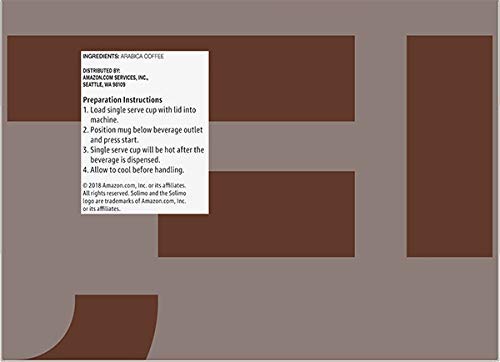 Solimo Coffee Pods, Dark Roast, Compatible with Keurig 2.0 K-Cup Brewers, 24 Count