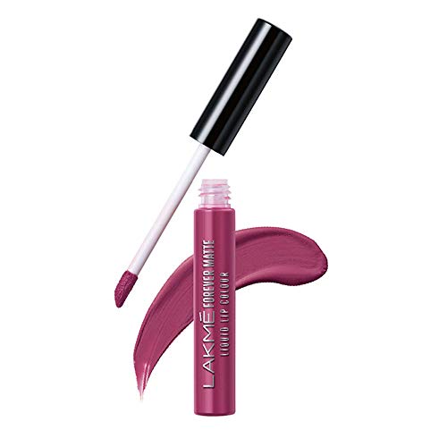 Lakmé Forever Matte Liquid Lip Colour, Fuschia Chic, 5.6 ml