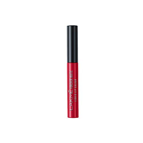 Lakmé Forever Matte Liquid Lip Colour, Red Revival, 5.6 ml