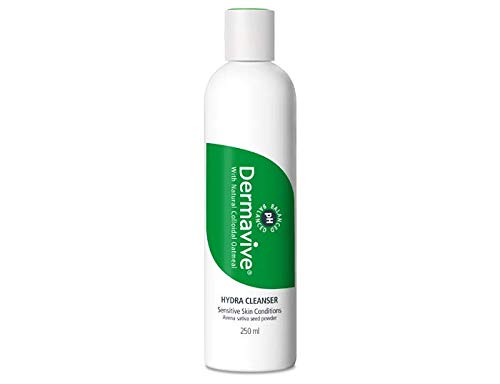 Dermavive Hydra Cleanser - Non-Irritating Facial and Skin Cleanser, | pH Balanced , Softens and Hydrates Sensitive Skin, 250ml