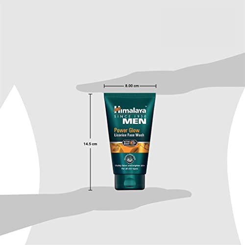 Himalaya MEN Power Glow Licorice Face Wash, 100ml
