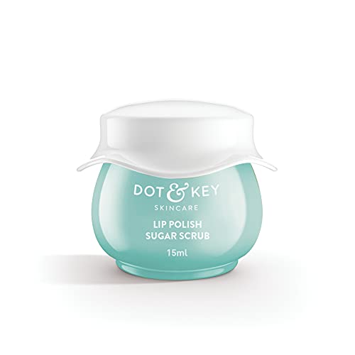 Dot & Key LIP POLISH Choco Mint Exfoliating Sugar Scrub, 15ml