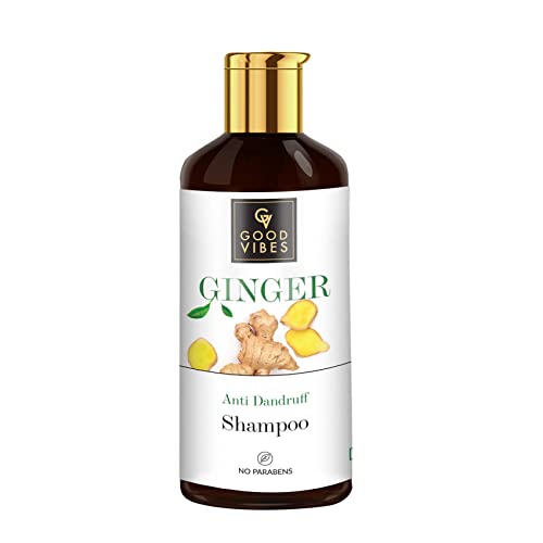 Good Vibes Anti Dandruff Shampoo - Ginger (300 ml) for Women