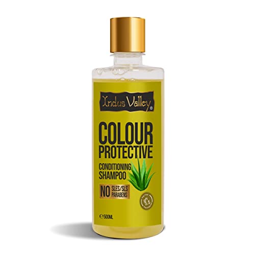 INDUS VALLEY Colour Protective Conditioning Shampoo (No SLES/SLS & Parabens) - 500ml