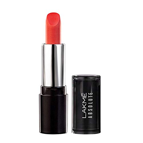 Lakme Absolute Matte Revolution Lip Color, 401 Obsessive Orange, 3.5 g