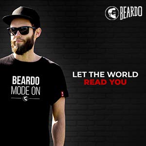 BEARDO T-Shirt Mode ON (Black, Large)