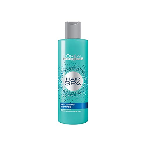 L'Oréal Professionnel Hair Spa Detoxifying Shampoo For Oily And Dandruff Prone Scalp With Tea Tree Oil, 250 Ml