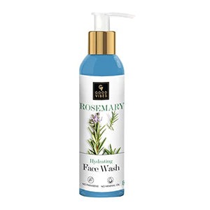 Good Vibes Rosemary Face Wash - 200 ml - Imparts Hydration and Makes Skin Visibly Clear - Cruelty Free
