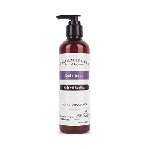Kimirica Pharmacopia Argan Oil & Aloe Vera Organic Body Wash, 100% Vegan and Paraben Free, 250ml