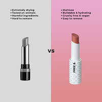 FAE Beauty Terracotta Buildable Matte Lipstick || Non Drying Comfortable Hydrating Matte Lip Tint|| Enriched with Shea Butter And Castor oil || Multi-Use for Lips, Eyes and Cheeks || Vegan (Shade Too Wild)