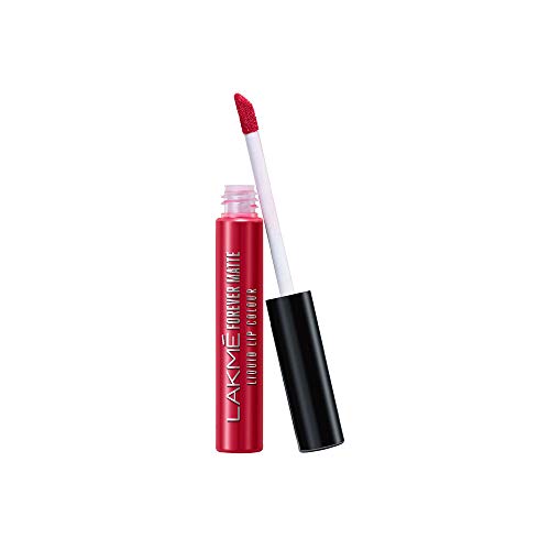 Lakmé Forever Matte Liquid Lip Colour, Red Revival, 5.6 ml