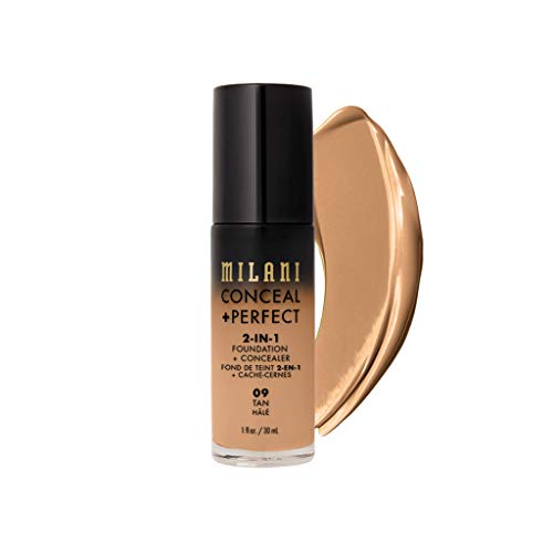 Milani Conceal + Perfect 2-In-1 Foundation + Concealer, Tan, 30 ml