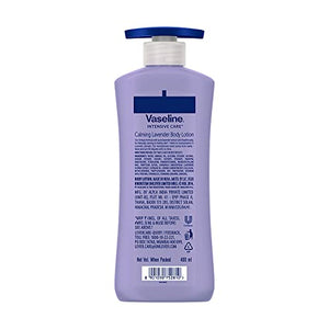 Vaseline Intensive Care Calming Lavender Body Lotion, With 100% Pure Lavender Extracts, Non-Greasy Formula, 400 ml