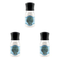 Olde Thompson 4.5 Ounce Mediterranean Sea Salt Grinder with Salt (Pack of 3)