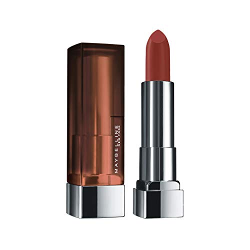 Maybelline New York Color Sensational Creamy Matte Lipstick, 676 East Village Rose, 3.9g.