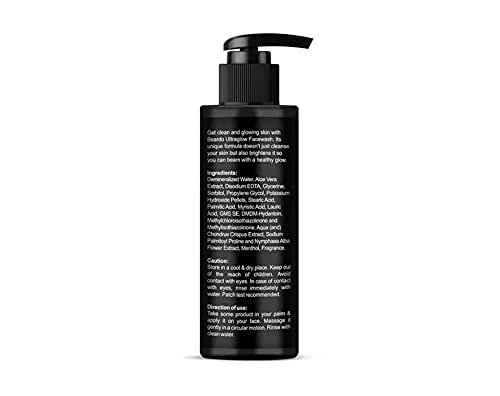 Beardo Ultraglow Face Wash for Men | Brightens & Balances Skin Tone | Reduces Dark Spots | Daily use facewash for oily to dry skin | Glowing and Radiant Skin (100ml)
