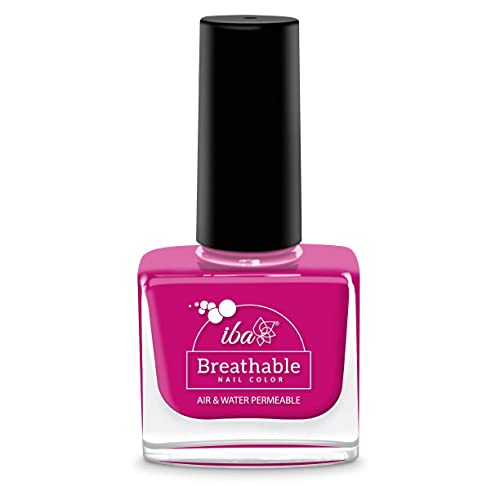 Iba Breathable Nail Color (B17 Royal Magenta) l 12-Free Formula, High Shine, Long Stay Polish, 100% Vegan & Cruelty Free