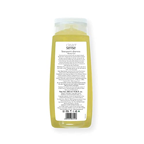 Cleansense Limequat Body Wash Shower Gel Combo, 100% Vegan and Paraben Free with Goodness of Aloe Vera and Vitamin E (Limequat, 280mlx2)