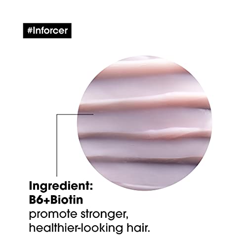 L’Oréal Professionnel Inforcer Strengthening Hair Mask with Vitamin B6 & Biotin for Weak, Brittle Hair, Serie Expert, 250gm