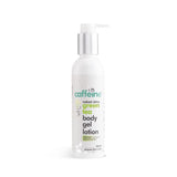 mCaffeine Green Tea Body Gel Lotion (200ml) for Oily Skin | Non Greasy Lotion for Skin Hydration and Moisturization | With Vitamin C and Shea Butter | Daily-Use