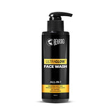 Beardo Ultraglow Face Wash for Men | Brightens & Balances Skin Tone | Reduces Dark Spots | Daily use facewash for oily to dry skin | Glowing and Radiant Skin (100ml)