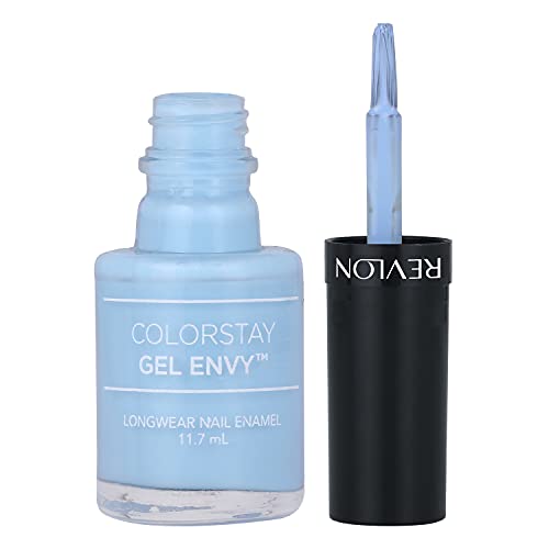 Revlon Colorstay Gel Envy Long Wear Nail Enamel, Pastel Blue Love Stuck, 11.7ml