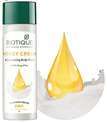 Biotique Bio Honey Cream Rejuvenating Body Wash, 190ml (Pack Of 2)