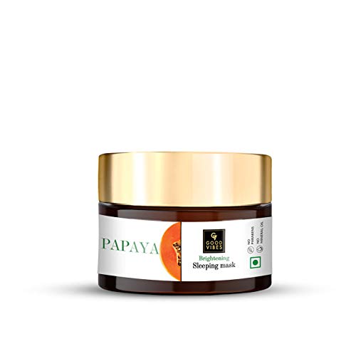 Good Vibes Papaya Brightening Sleeping Face Mask (50 g)