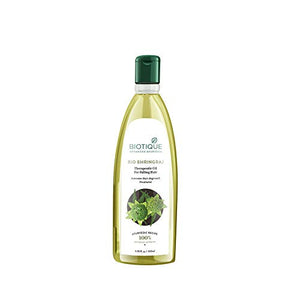 Biotique Bio Bhringraj Therapeutic Hair Oil for Falling Hair Intensive Hair Regrowth Treatment, 100ml
