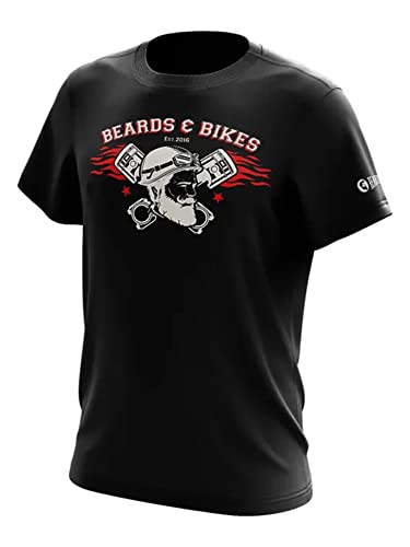 BEARDO Beards and Bikes T-Shirt (XXL) Black