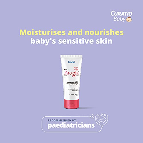 Atogla Baby Cream | For Soft Skin | Recommended by Doctors | Protects Against Rashes and Prevents Skin Irritation, 100g