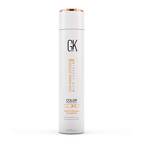 Gk Moisturizing Shampoo For Dry And Frizzy Hair Delivers Hydration And Nourishes Dry Brittle Hair Deeply With Natural Keratin And Seed Oils Extracts - Sulphate And Paraben Free Shampoo 300ml
