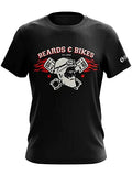 BEARDO Beards and Bikes T-Shirt (XXL) Black