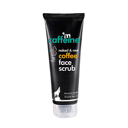 mCaffeine Exfoliating Coffee Face Scrub for Women & Men with Walnut & Vitamin E | Removes Tan, Blackheads and Dirt from Face & Neck for a Soft & Smooth Skin - 100% Natural & Vegan 100gm