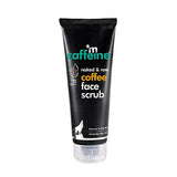 mCaffeine Exfoliating Coffee Face Scrub for Women & Men with Walnut & Vitamin E | Removes Tan, Blackheads and Dirt from Face & Neck for a Soft & Smooth Skin - 100% Natural & Vegan 100gm