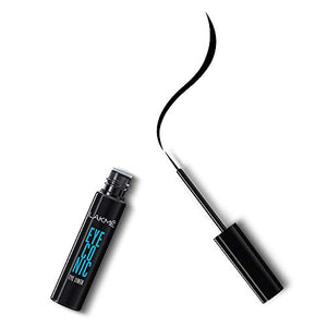 Lakmé Eyeconic Liquid Eye Liner, Black, Long Lasting Matte Waterproof Liner - Smudge Proof, Transfer Proof Eye Makeup for 24 hrs, 4.5 ml
