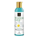 Good Vibes Refreshing Shower Gel Combo - Waterlily (200 ml bottle + 200 ml Pouch)