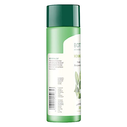Biotique Fresh Henna Color Protect Shampoo & Conditioner For Color Treated Hair, 190