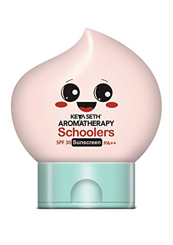 Keya Seth Aromatherapy, Schoolers Sunscreen SPF 30 PA++ for Kids Mineral Based Lotion -Paraben & Sulphate Free 50ml.