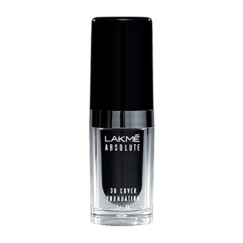 Lakmé Absolute 3D Cover Foundation, Warm Crème, 15 ml
