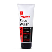 Ustraa Power Face Wash Energize and De-Tan - 200g - Dermatologically Tested, No Sulphates, No Parabens, No Silicone, No Mineral Oil