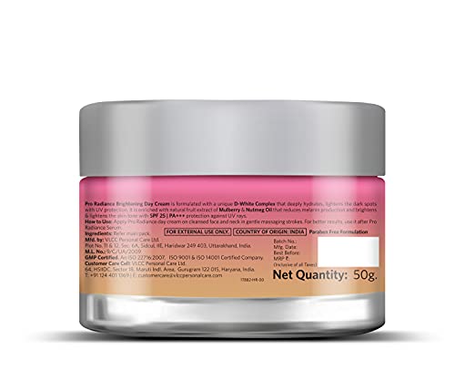 VLCC Pro Radiance Brightening Day Cream With SPF 25 (50gm)