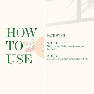 Good Vibes Face Wash Combo (Papaya 120ml + Rosehip 120ml)