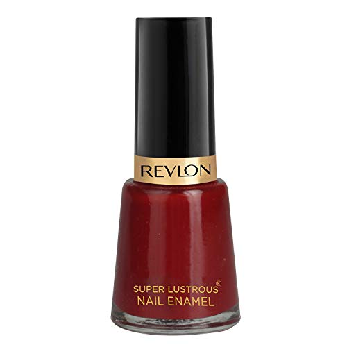 Revlon Womens Fire 'N' Gold 5 Finishes Nail Enamel, Red Sparkle, 8 ml
