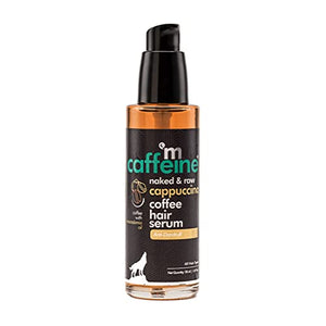 mCaffeine Anti-Dandruff Cappuccino Coffee Hair Serum | Reduces frizz & Breakage and Detangles Hair with Macadamia Oil and Vitamin E | For Smooth & Shiny Hair | SLS and Paraben Free | 50ml