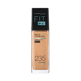 Maybelline New York Fit Me Matte + Poreless Liquid Foundation, 235 Pure Beige | Matte Foundation | Oil Control Foundation | Foundation With SPF, 30 ml.