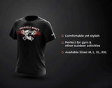 BEARDO Beards and Bikes T-Shirt (L) Black