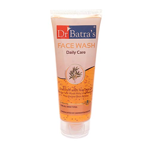 Dr Batra's  Face Wash Daily Care Enriched With Tea Tree Oil - 100 gm (Pack of 3)